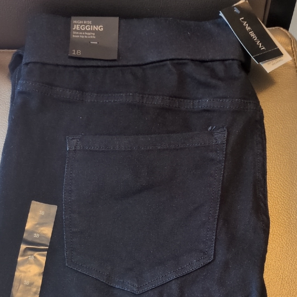 NWT Lane Bryant Size 18 High Rise Jegging - Dark Blue